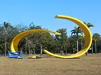 Tomie Ohtake Monument (2004) in Ipatinga, Minas Gerais.