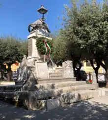 Monument to the fallen of the Two World Wars at Fiano Romano