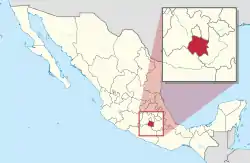 State of Morelos within Mexico