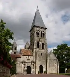 The abbey of Morienval