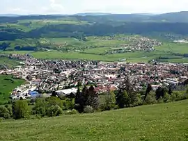 Morteau from Mont Vouillot