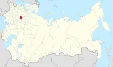 Location in the Russian Empire