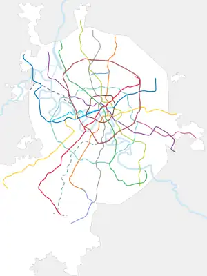 Vorobyovy Gory is located in Moscow Metro