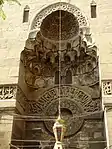 Entrance portal of the Mosque of Ahmad al-Mihmandar (1325), built by one of Sultan al-Nasir Muhammad's emirs