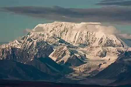 Mount Hayes is the highest summit of the eastern Alaska Range.