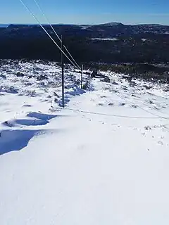 Top of Mount Mawson tow, Tasmania