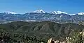 Mt. Ouray centered on skyline