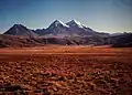 The trail to Manasarovar lake