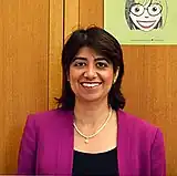 Seema Malhotra MP, former National Chair of the Young Fabians and founder of the Fabian Women's Network