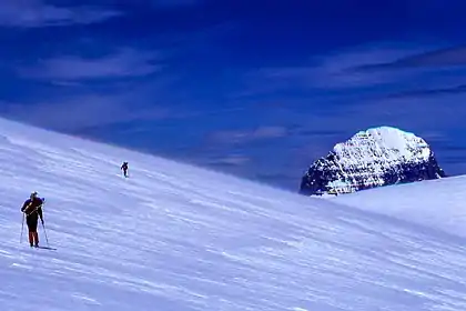 Mt. Alberta seen from the Columbia Icefield