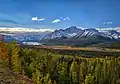 Mount Wickersham and Matanuska Glacier from mile 101 of the highway