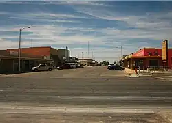 Main Street in downtown Muleshoe