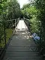 Entry to the bridge from the right bank