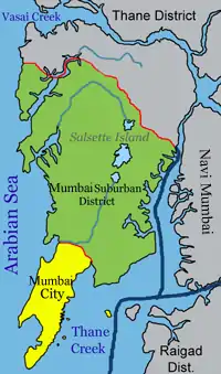 Mumbai consists of two revenue districts.