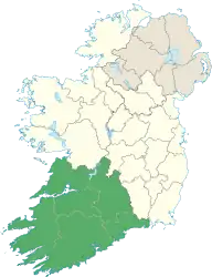 Location of Munster