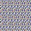 Structure of muscovite, viewed in the [100] direction (along the layers of the crystal)