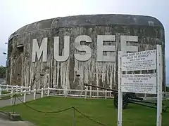 Bunker housing the museum.