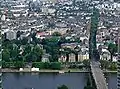 part II, with Untermainbrücke (bridge) and Schweizer Straße straight on