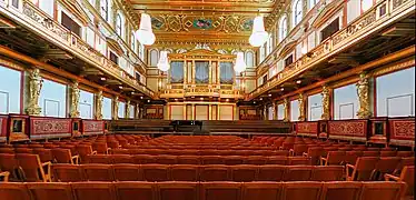 Goldener Saal in the Musikvereinsgebäude in Vienna