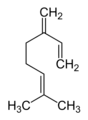 Myrcene is an acyclic monoterpene, an alkene hydrocarbon