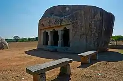 Rock-cut temple, Mahendravadi