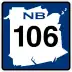 Route 106 marker