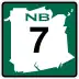 Route 7 marker