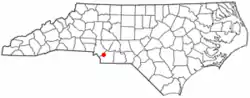 Location in the state of North Carolina