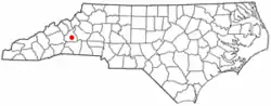 Location of Marion, North Carolina