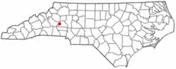 Location of Mountain View, North Carolina