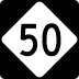 North Carolina Highway 50 marker