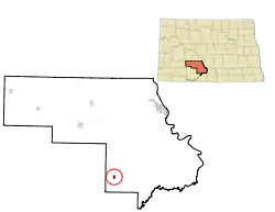 Location of Flasher, North Dakota