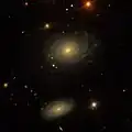 NGC 1 and NGC 2 by SDSS