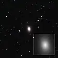 Elliptical galaxy NGC 1600 is located in a galaxy group about 200 million light-years away.