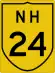 National Highway 24 shield}}