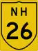 National Highway 26 shield}}