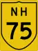 National Highway 75 shield}}