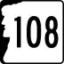 Route 108 marker