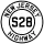 Route S28 marker