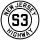 Route S3 marker