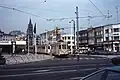 Classic tram in 1980s