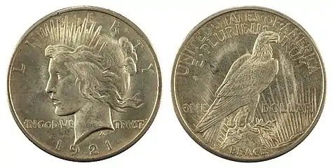 The Peace silver dollar