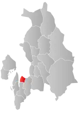 Oppegård within Akershus