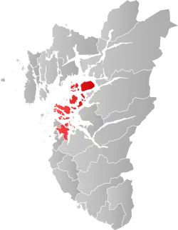 Location of Stavanger Municipality