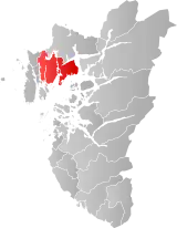 Tysvær within Rogaland