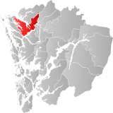 Lindås within Hordaland