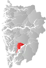 Kvam within Vestland