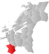 Oppdal within Trøndelag