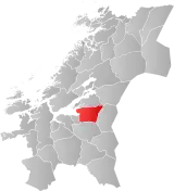 Stjørdal within Trøndelag