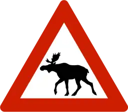 Norwegian road sign.